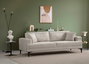 Atelier Del Sofa Sofá de 3 Plazas Astana 3 Seater - Ecru, Largo 234cm, Ancho 100cm, Alto 78cm